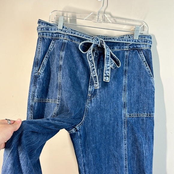 Hudson Tie Waist Wide Leg Trouser Size 34 - Picture 6 of 16